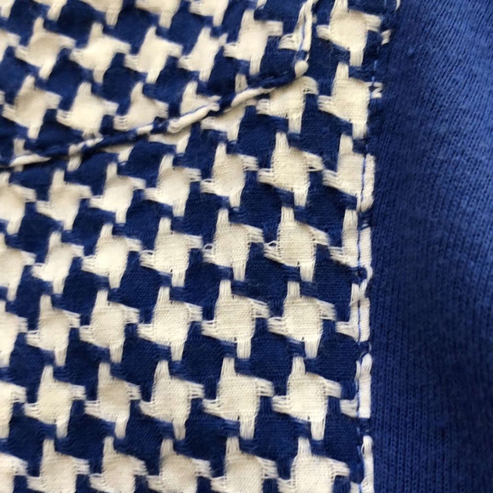Blue & white check button-down shirt, M - Picture 15 of 15